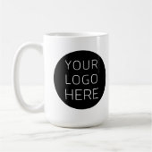 Custom Business Logo Branded  Coffee Mug Koffiemok (Links)