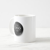 Custom Business Logo Branded Coffee Mug Koffiemok (Voorkant links)