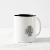 Custom Business Logo Branded Coffee Mug Tweekleurige Koffiemok (Voorkant rechts)