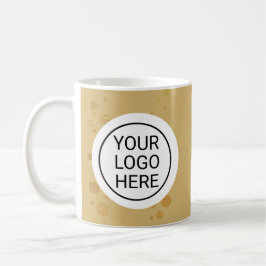 Custom Business Logo Branded Gold Koffiemok
