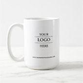 Custom Business Logo Branded  Koffiemok (Links)
