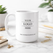 Custom Business Logo Branded  Koffiemok