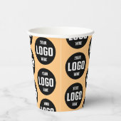Custom Business Logo Branded Paper Cups – Sinaasap Papieren Bekers (Rechts)