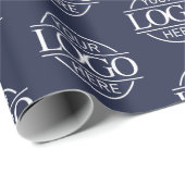 Custom Business Logo Branded Promotionele Marine B Cadeaupapier (Rol Hoek)