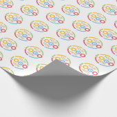 Custom Business Logo Branded Promotionele Wit Cadeaupapier (Hoek)