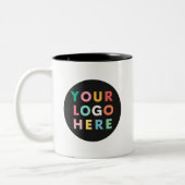 Custom Business Logo Branded Two-Tone Coffee Mok (Links)