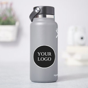 Custom Business Logo Branded Water Bottle Sticker
