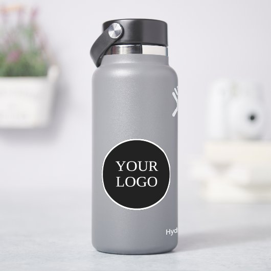 Custom Business Logo Branded Water Bottle Sticker (HydroFlask)