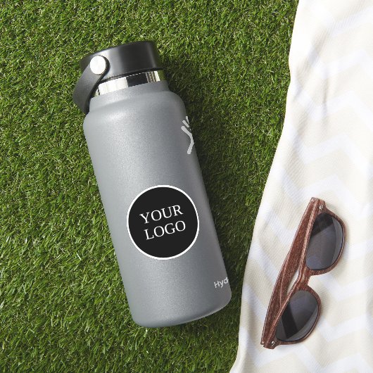 Custom Business Logo Branded Water Bottle Sticker (HydroFlask Insitu)