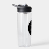 Custom Business Logo Branded Water Bottle Sticker Waterfles (Rechts)