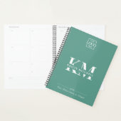 Custom Business Logo & Branding Monogram Initials Planner (Display)