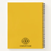 Custom Business Logo & Branding Promotional Gift Notitieboek (Achterkant)