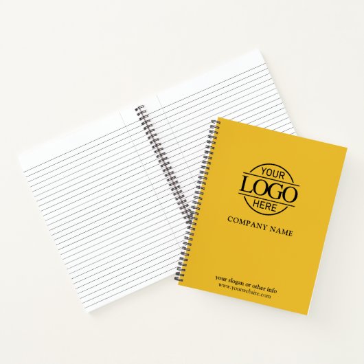 Custom Business Logo & Branding Promotional Gift Notitieboek (Binnen)