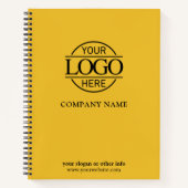 Custom Business Logo & Branding Promotional Gift Notitieboek (Voorkant)