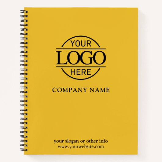 Custom Business Logo & Branding Promotional Gift Notitieboek (Voorkant)