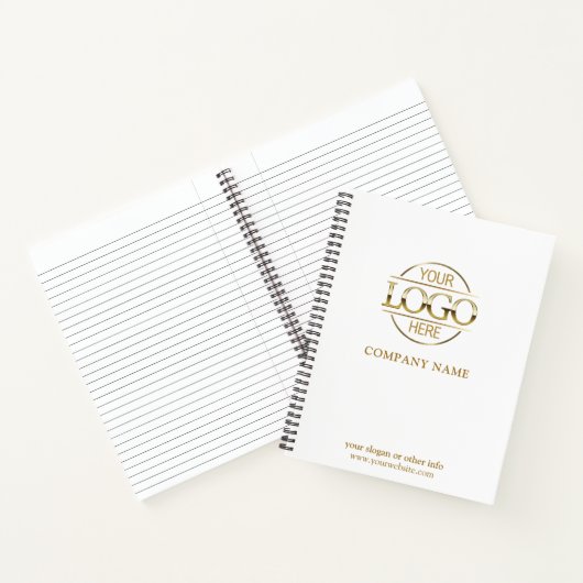Custom Business Logo & Branding Promotional Gift Notitieboek (Binnen)