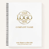 Custom Business Logo & Branding Promotional Gift Notitieboek (Voorkant)