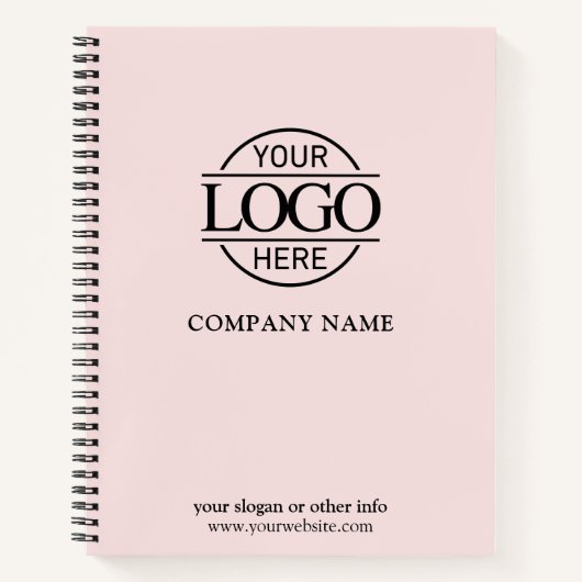 Custom Business Logo & Branding Promotional Gift Notitieboek (Voorkant)