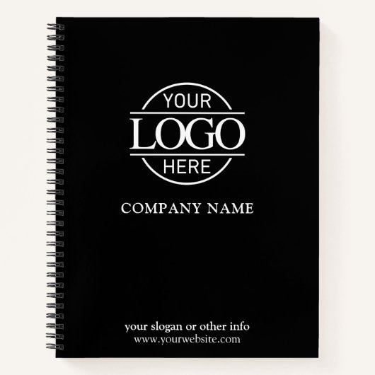 Custom Business Logo & Branding Promotional Gift Notitieboek (Voorkant)