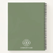 Custom Business Logo & Branding Promotional Gift Notitieboek (Achterkant)