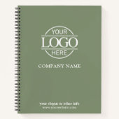 Custom Business Logo & Branding Promotional Gift Notitieboek (Voorkant)