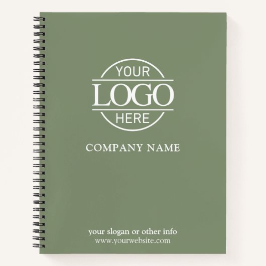 Custom Business Logo & Branding Promotional Gift Notitieboek (Voorkant)