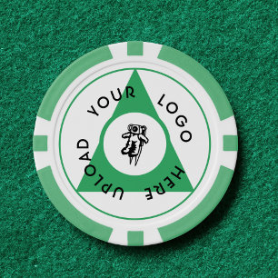 Custom Business Logo Branding Sjabloon Poker Chips