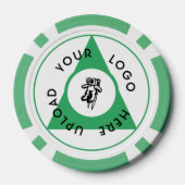 Custom Business Logo Branding Sjabloon Poker Chips (Achterkant)