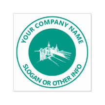 Custom Business Logo City Green