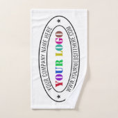 Custom Business Logo Company Badhanddoek Set Bad Handdoek (Handdoek)