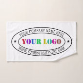 Custom Business Logo Company Badhanddoek Set Bad Handdoek (Handdoek)