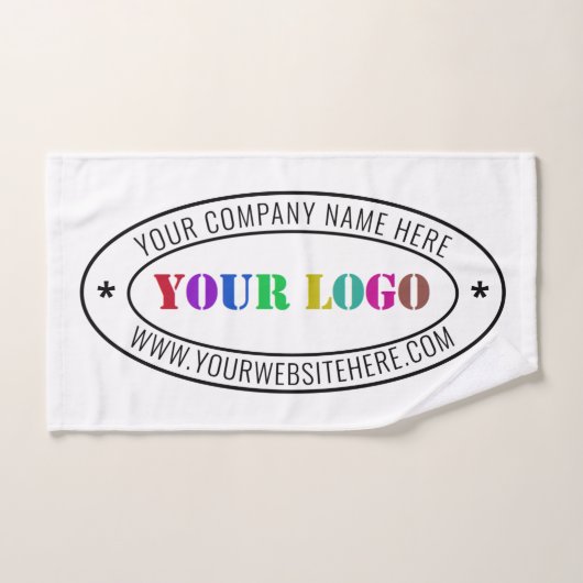 Custom Business Logo Company Badhanddoek Set Bad Handdoek (Handdoek)