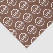 Custom Business Logo Company Branded Brown Tissuepapier (Detail)