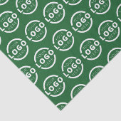 Custom Business Logo Company Branded Green Tissuepapier (Detail)