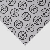 Custom Business Logo Company Branded Grey Tissuepapier (Detail)
