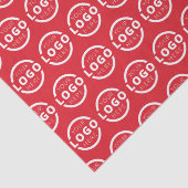Custom Business Logo Company Branded Red Tissuepapier (Detail)
