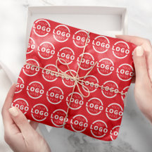 Custom Business Logo Company Branded Red