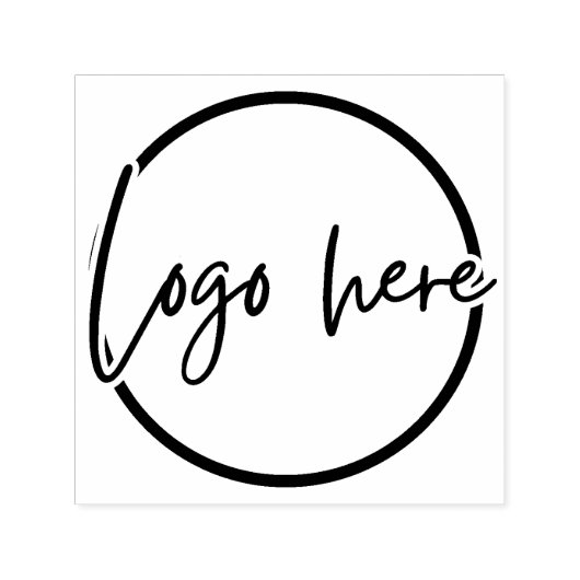 Custom Business Logo Company Branded Self-inking S Zelfinktende Stempel (Design)