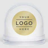 Custom Business Logo Company Branded Sneeuwbol (Voorkant)