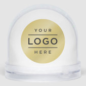 Custom Business Logo Company Branded Sneeuwbol (Achterkant)