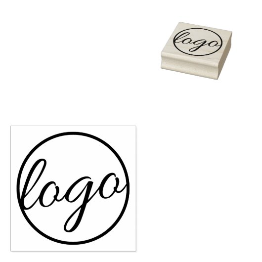 Custom Business Logo Company Branding Rubberstempel (Gestempeld)