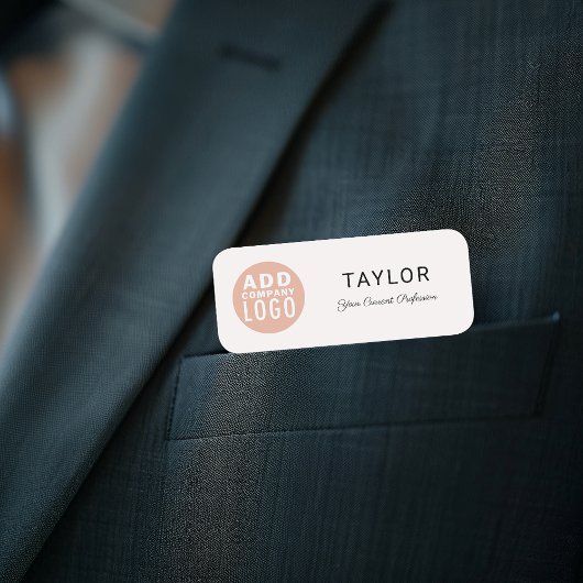 Custom Business Logo Company Employee Naamplaatje