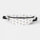 Custom Business Logo Company Fanny Pack uw kleur Heuptasje (Voorkant)