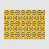 Custom Business Logo Company, gele Tissuepapier (Voorkant)