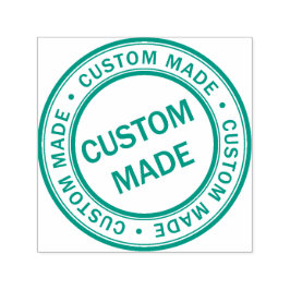 Custom Business Logo Company Green Zelfinktende Stempel