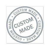 Custom Business Logo Company Grey Zelfinktende Stempel (Design)