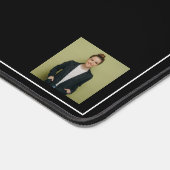 Custom Business Logo Company Minimalist Zwart Bureaumat (Hoek)