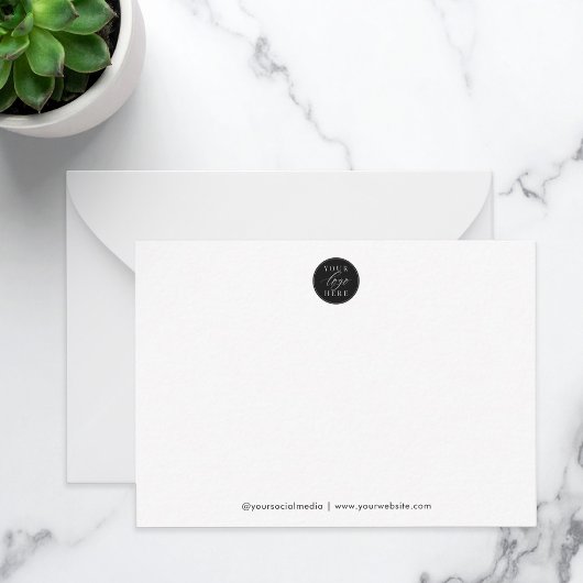 Custom Business Logo Company Notitiekaartje