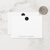 Custom Business Logo Company Notitiekaartje (Voorkant / Achterkant in situ)