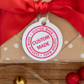 Custom Business Logo Company Red Zelfinktende Stempel